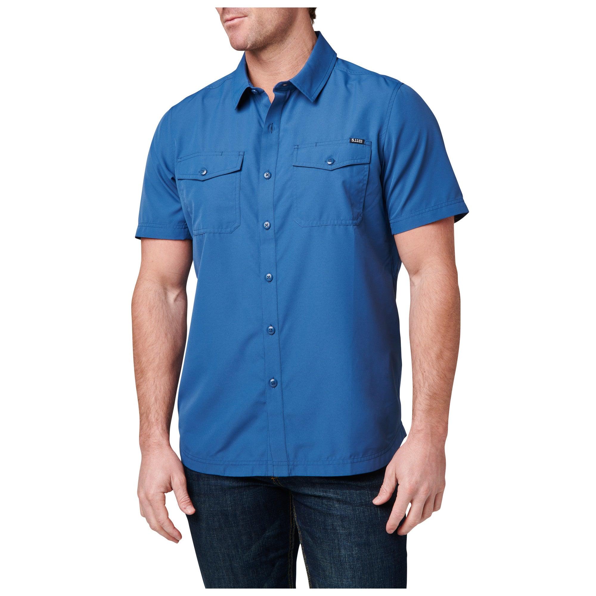 CAMISA TACTICA 5.11 - MARKSMAN S/S SHIRT – Risk Top Tactical